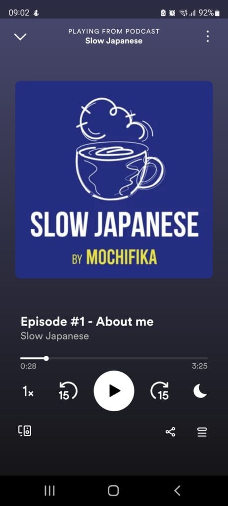 "Slow Japanese" by Mochifika (Spotify)