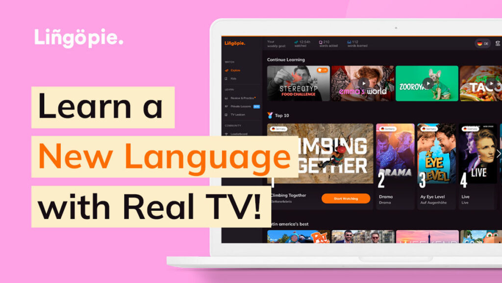 Lingopie: Learn a New Language with Real TV!