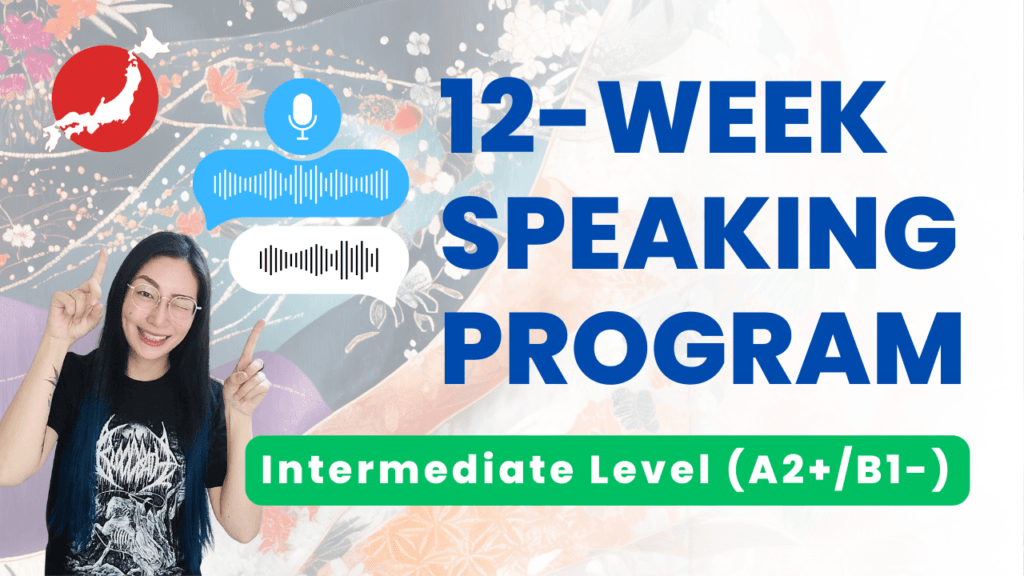 12-week Speaking Program Intermediate
