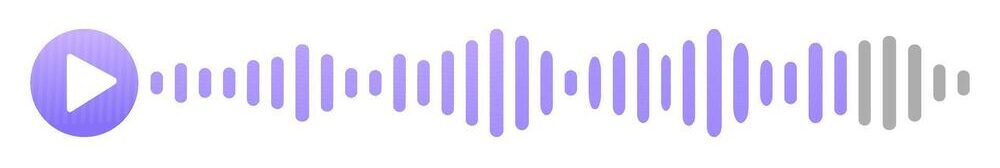 sound record wave talk voice chat phone app screen audio player button isolated on white background simple media equalizer podcast decibel sound track vector e1781637312753