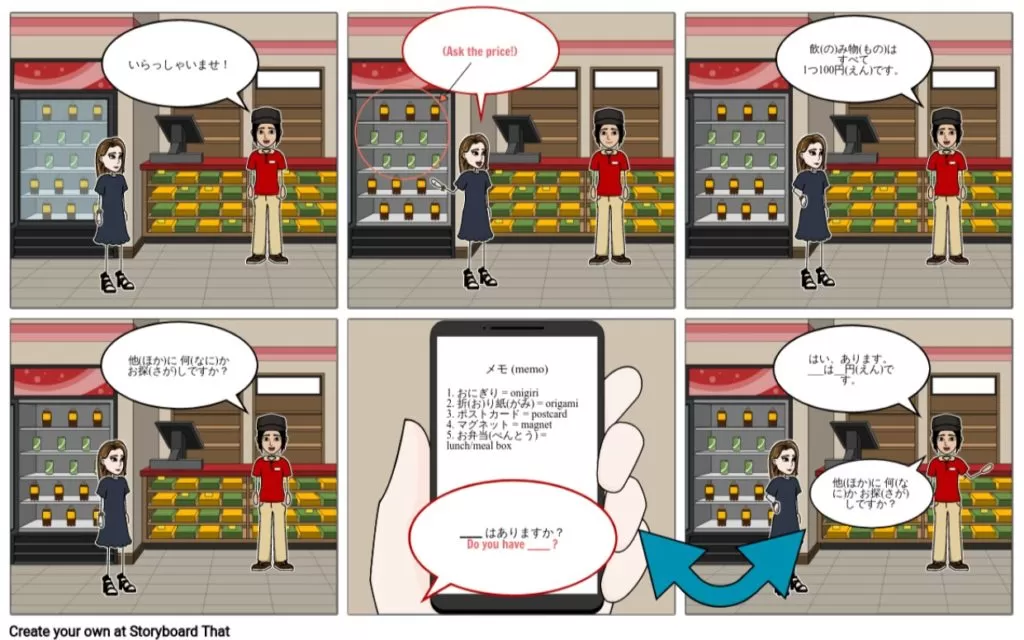 StoryboardThat 活用例1